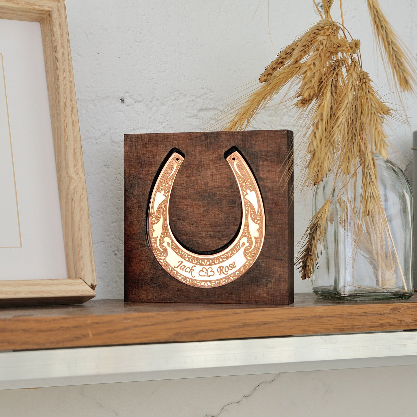 Copper Horseshoe - Personalized Gifts For Copper Anniversary