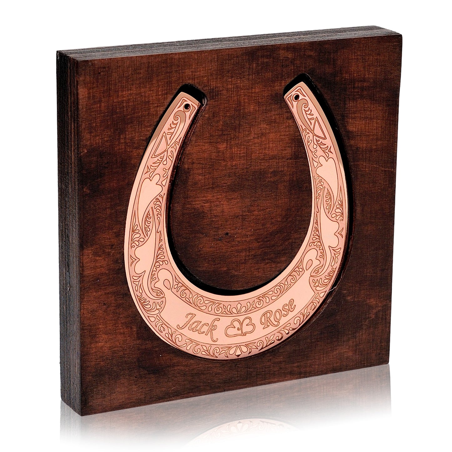 Copper Horseshoe - Personalized Gifts For Copper Anniversary