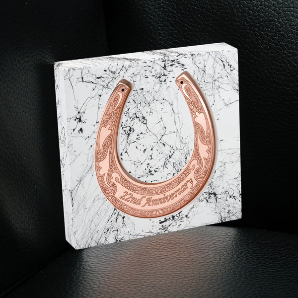 Copper Horseshoe - 22nd Anniversary Gift, Copper Anniversary, Copper Gift